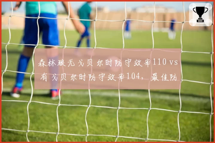 森林狼无戈贝尔时防守效率110 vs 有戈贝尔时防守效率104，最佳防守球员价值量化